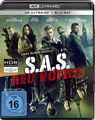 Heughan, Sam - S.A.S. Red Notice (4K Ultra HD) (+ Blu-ray 2D) BR+DVD NEU OVP