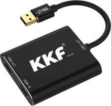     KKF HDMI Video Capture Card, 4K USB 3.0 Capture Card for Live Streaming    