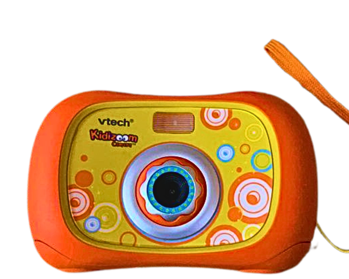 Vtech 1069 Kidizoom ORANGE Digital Camera 64mb Built-In Memory