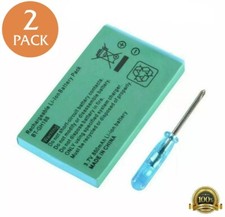 2 Pack NIP Rechargeable Battery for Nintendo Game Boy Advance SP 3.7 V 850mAh