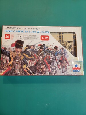 ESCI 1/72 Lord Cardigan's 11th Hussars Cavalry #220 Factory 1983 vintage