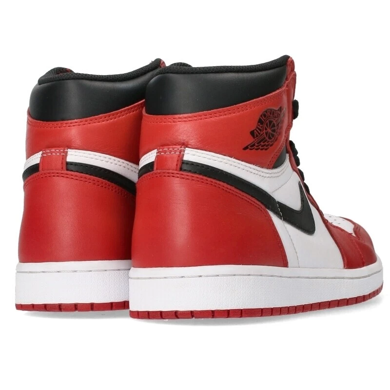 NIKE AIR JORDAN 1 RETRO HIGH OG CHICAGO Red x White x Black Men's 27.5cm Used