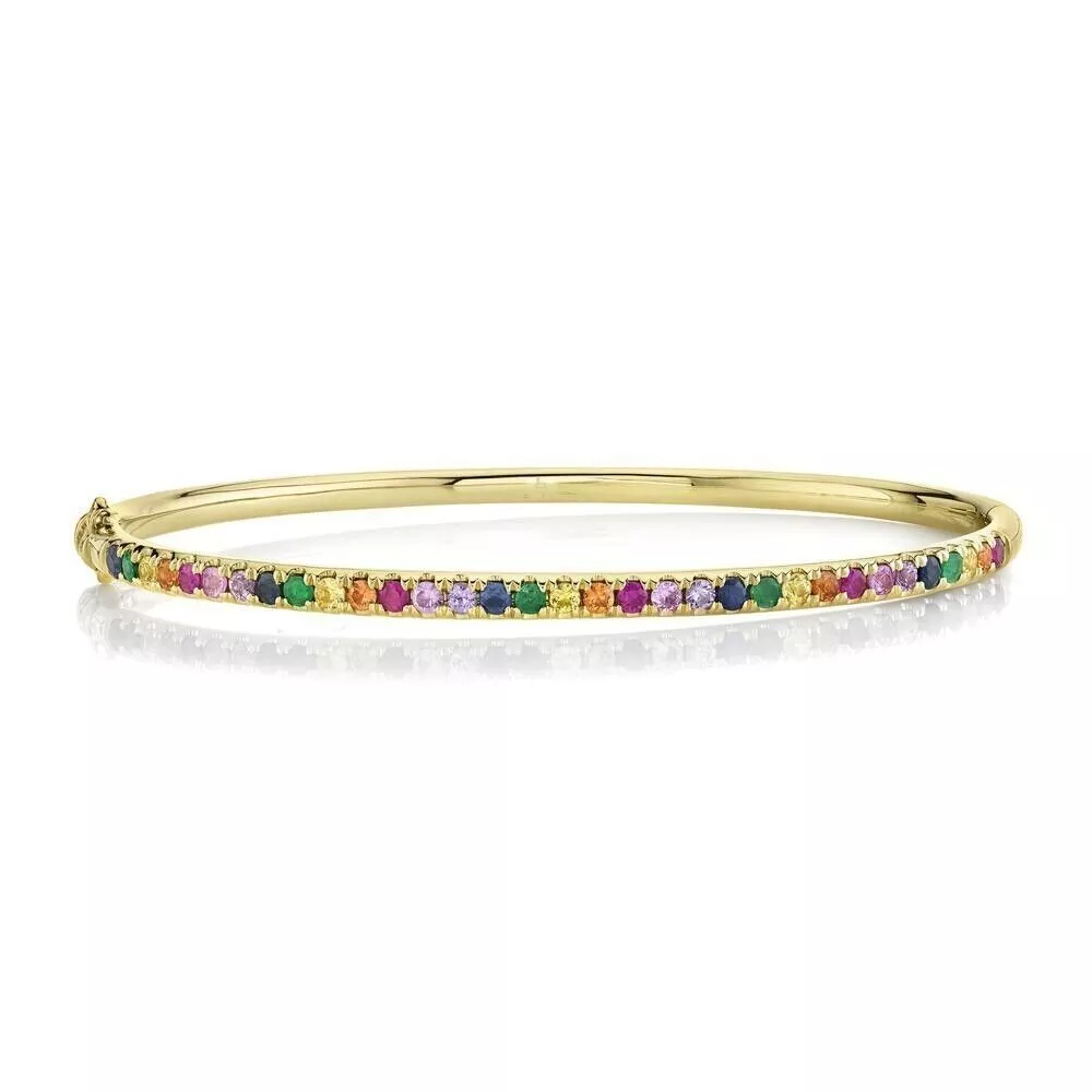 Rainbow bangle best sale bracelet