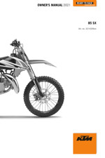 KTM 85 SX 19/16 (EU) REPAIR SERVICE &amp; OWNERS MANUAL FOLDER