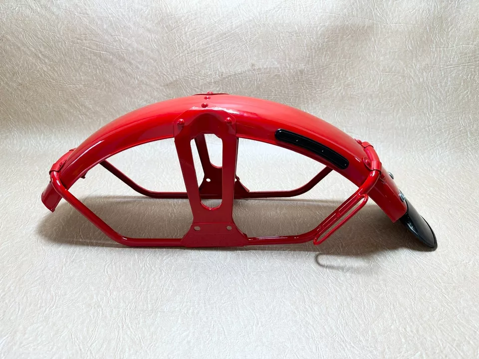 Honda CT90 CT110 Trail 110 ( 61100-102-701ZD ) Front Fender Trail 90 Monza Red. - Image 2 of 4