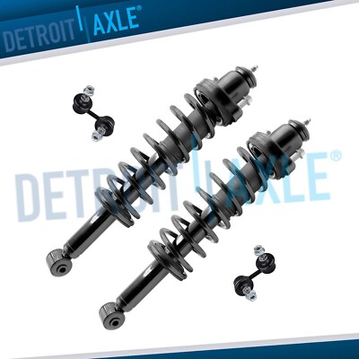 Rear Struts w/ Coil Spring Sway Bars Kit for 2003 - 2006 Mitsubishi Outlander