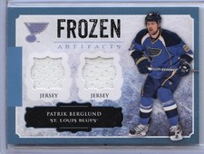 2013-14 UD ARTIFACTS FROZEN DUAL GAME JERSEY #FA-BE P. BERGLUND RAW (TL-6401)