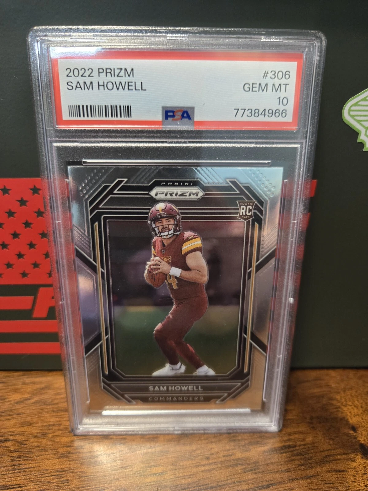 Sam Howell trading card