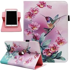 Universal 10 10.1 Inch Android Tablet Case, Dluggs PU Leather 360 02 Bird