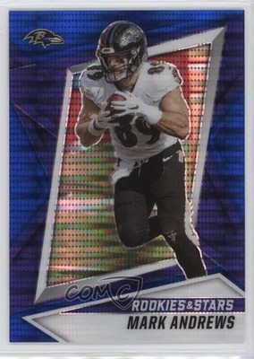 2021 Panini Rookies & Stars Blue Pulsar Prizm 3/50 Mark Andrews #14 xp5