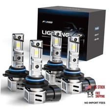 9005/HB3 9006/HB4 Bulbs Combo Fog Lights, 120W 32000LM Super Bright 9005 9006