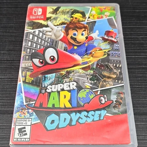 Super Mario Odyssey (Nintendo Switch, 2017) Tested/Works Complete With Case