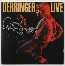 Rick Derringer JSA Signed Autograph Album Record Vinyl Live