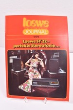 Loewe Journal 1/74 - HiFi Prospekt Katalog Magazin 1974 Quadrofonie ST 22