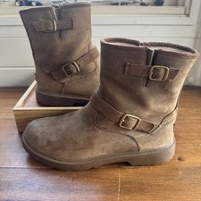 UGG Womens Size 5 - Tan Buckle Ankle Boots - VGC
