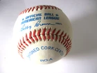 Vintage Offical Baseball American League Signed Autograph By Dave Stieb with Box