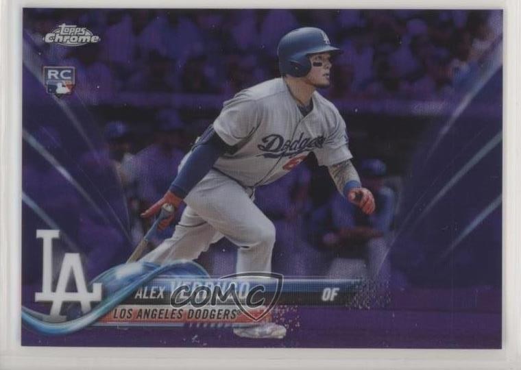 2018 Topps Chrome Purple Refractor 229/299 Alex Verdugo #167 0l4h