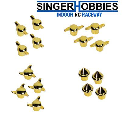 REDCAT 42015 Wheel Knock-Off Set (Gold) (16pcs) - CAPRICE CLASSIC