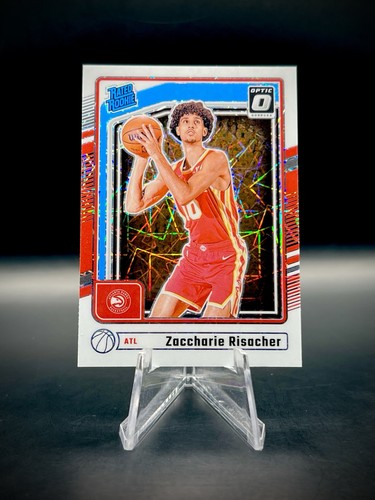 ❤️2024-25 Donruss Optic Zaccharie Risacher White Velocity Prizm Rookie RC - Imagen 3 de 3
