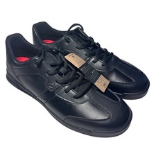 Shoes For Crews Slip Resistant Work Shoes Black Leather Lace Up Size 13 Mens