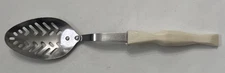Cutco, Slotted Spoon, Pearl White Handle