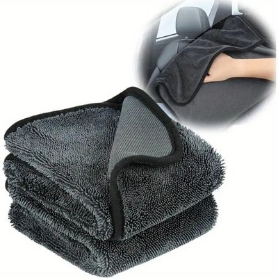 Ultra-Absorbent Microfiber Cleaning Cloth Car Home Bathroom Towel