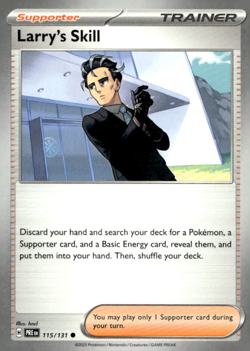 Larry's Skill Common SV: Prismatic Evolutions 115/131 NM