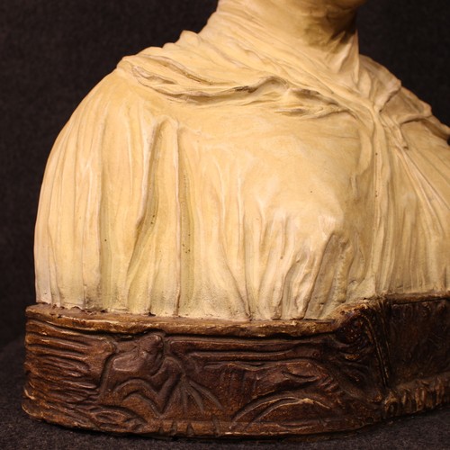 Sculpture Terracotta Beatrice Art Large Statue Opera Antique Xx Century - Picture 11 of 12