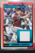 2025 Topps Series 1 - 1990 Topps Baseball Relics Corbin Carroll #T90R-CC (MEM)