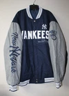 New MLB New York Yankees real wool heavy weight reversible jacket men's 3XL