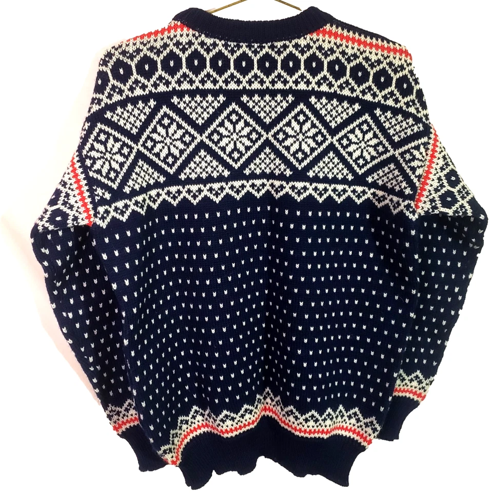 Dale of Norway Sweater Mens Sz XL EU 54 Wool Heavy Knit Fair Isle Nordic - Image 2 of 4