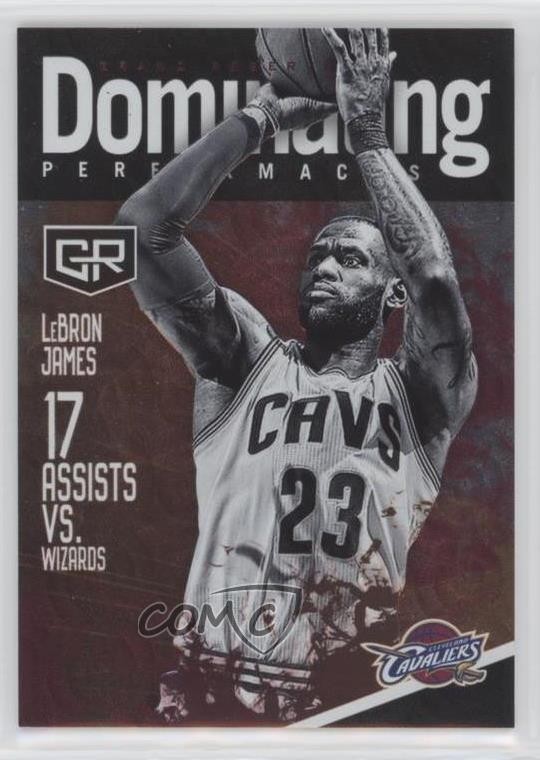 2016-17 Panini Grand Reserve Dominating Performances LeBron James #15 y8a