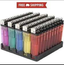 Pack of 50 Wholesale Lot Classic Disposable Cigarette Lighter NEW- FREE SHIPPING