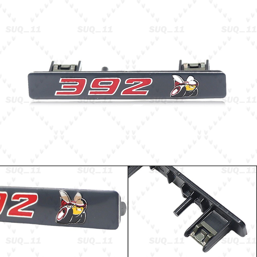 For Charger 392 Scat Pack Red & Gray Dash Passenger Emblem Nameplate Badge