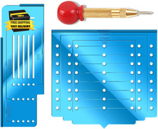 Cabinet Hardware Template with Center Punch, Cabinet Handle Template Tool - Use