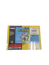Super Nintendo SNES Super Mario World PAL CIB