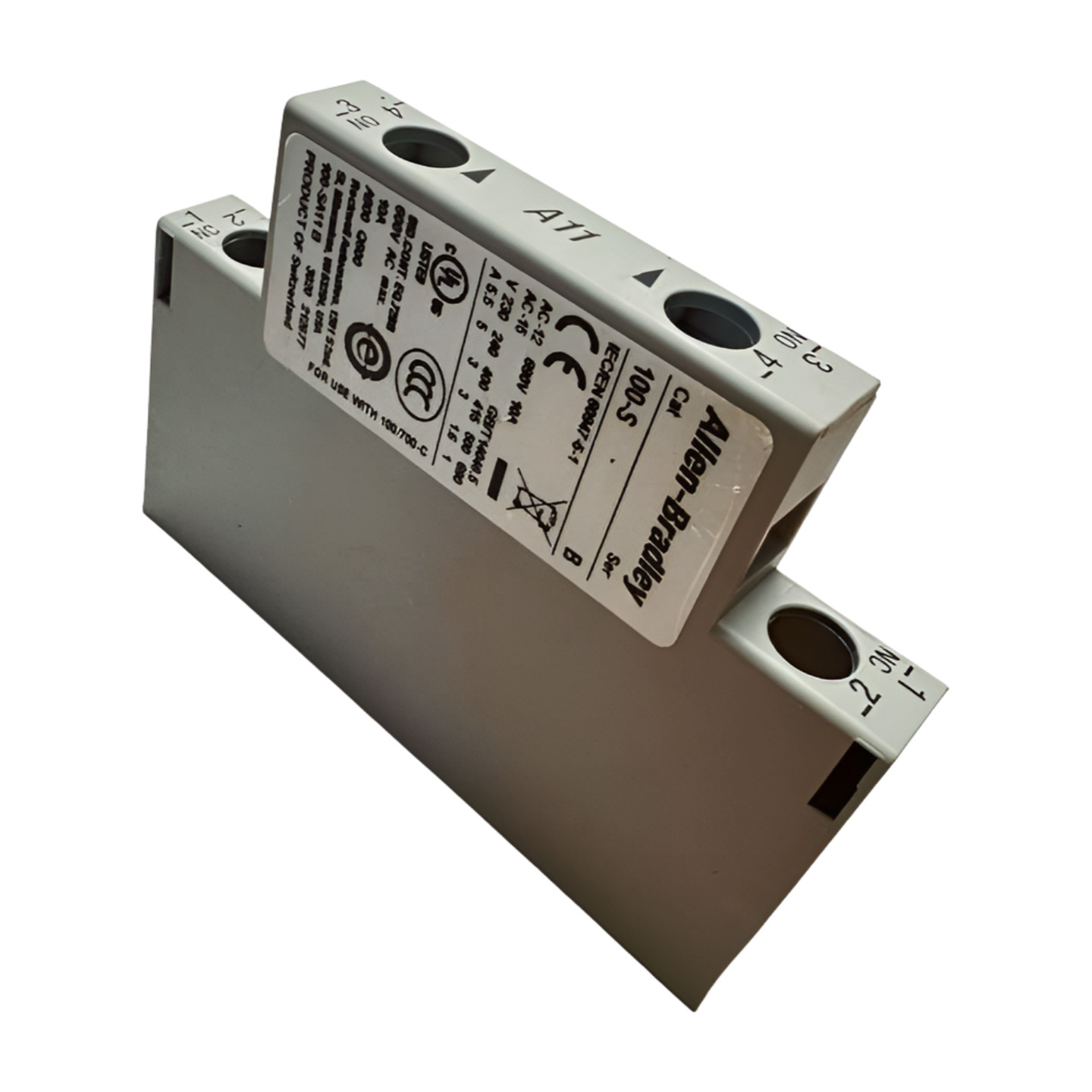 Allen-Bradley 100-SA11 Auxiliary Contact Ser B, AC-12, 690V, 10A *Free Shipping*