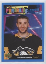 2020-21 Upper Deck UD Portraits Rookies Platinum Blue /25 Anthony Angello 01ks