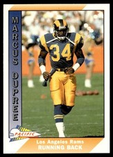 1991 Pacific Marcus Dupree Los Angeles Rams #248