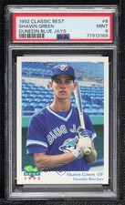 1992 Classic Best Dunedin Blue Jays Shawn Green #8 PSA 9 MINT 1c7