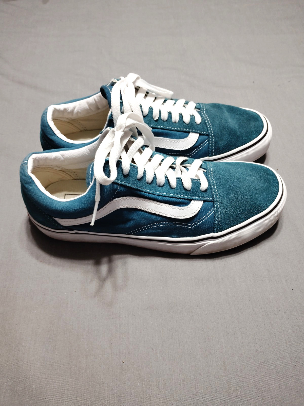 VANS Old Skool Blue Coral Men 7.5/WM 9 Skate Shoes Suede/ Canvas Sneakers Shoes