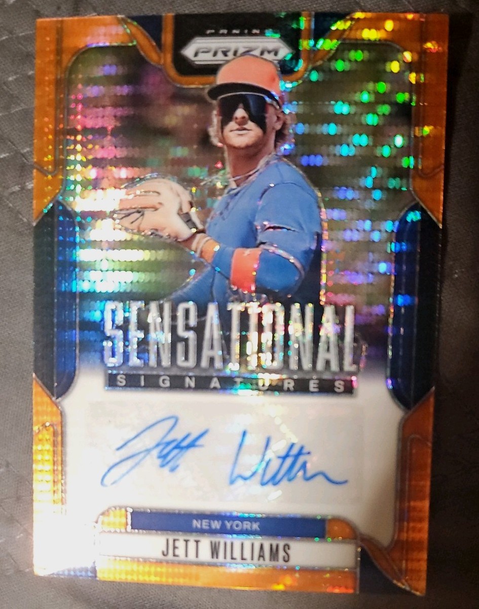 2025 Panini Prizm Orange Pulsar Sensational Signatures Jett