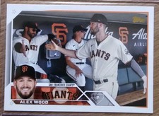 2023 Topps Alex Wood #304 Golden Mirror Image Variation SSP Giants