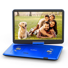 BOIFUN Portable DVD Player with 15.6'' Large HD Swivel Screen, 6 Hrs Battery