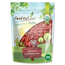 3 lb Organic Goji Berries – Large, Juicy & Perfect for Smoothies & Salads