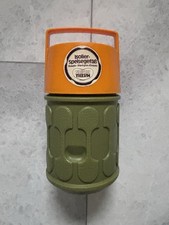 SUPER THERM Isolierbehälter 70er Grün/Orange Retro Küche Thermo Speisegefäß