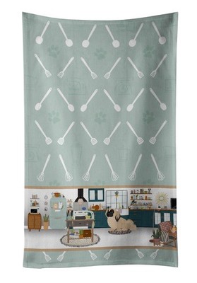 Cream Pekingese in the Kitchen Kitchen Towel Dish Cloths Guest Hand Towel