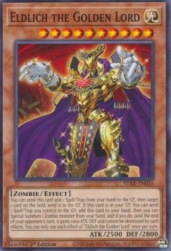 YuGiOh Eldlich the Golden Lord STAS-ENX016 Common Englisch Neu 1st