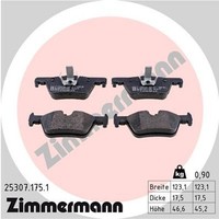 Bremsbelagsatz Scheibenbremse Zimmermann 25307.175.1 FüR BMW F30 F20 F32 F21 F22