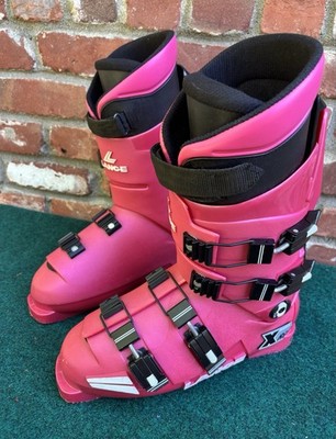 Vintage Lange XRI Pink Panther Downhill Ski Boots Mens Size 11